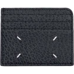 Maison Margiela Leather Four Stitch Card Holder Uni Black