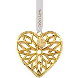 Waterford Heart Golden Ornament Christmas Tree Ornament