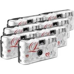 Love White Disposable camera 7 pc(s) Built-in flash