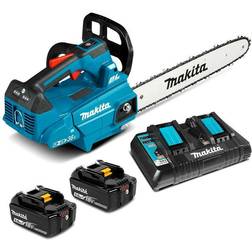 Makita DUC306 Twin 18v 36v LXT Cordless Lithium Ion Chainsaw 300mm 2x 5.0ah