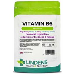 Lindens + Nutrition Vitamin B6 100 pcs