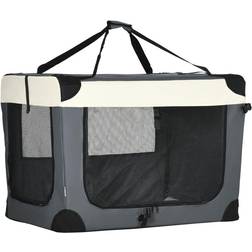 Pawhut 91cm Foldable Pet Carrier w/ Cushion, Cats