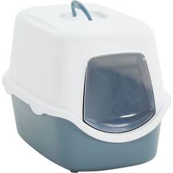 vidaXL Basis Litter Box with Lid 56x40x40cm