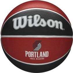 Wilson Nba Team Tribute Blazers Basketball Ball Red