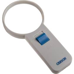 Carson Illuminated Handheld 4x Magnifying Glass with LED