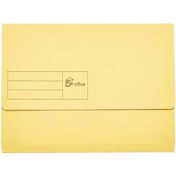 5 Star Document Wallet Half Flap 285gsm Capacity 32mm A4