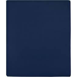 vidaXL Jersey Fitted Sheet Bed Sheet Blue (200x140cm)