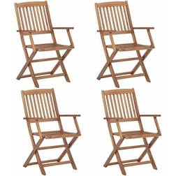 vidaXL 313602 4-pack Garden Dining Chair