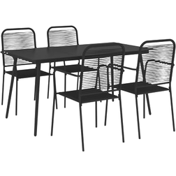 vidaXL 3058279 Patio Dining Set, 1 Table incl. 4 Chairs