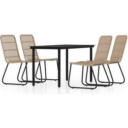 vidaXL 3099163 Patio Dining Set, 1 Table incl. 4 Chairs