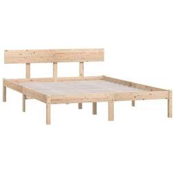 vidaXL Bed Frame Solid Pine 70cm 150x200cm