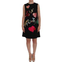 Dolce & Gabbana San Valentino Crystal Shift Dress