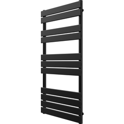 Tundra Black Heated Towel Rail