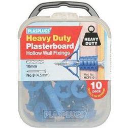 Plasplugs HCF110 Heavy-Duty Plasterboard Fixings Pack