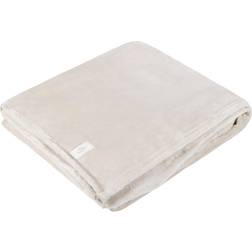 Heat Holders Luxury Fleece Thermal Blanket/Throw Blankets Beige, White