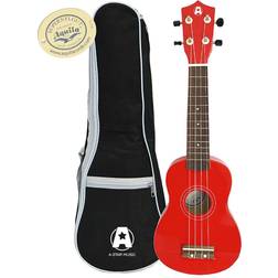 A-Star Rocket Series Ukulele Soprano Red