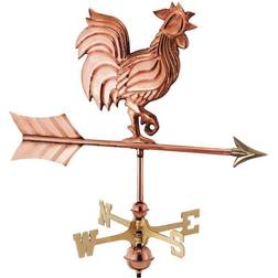 Good Directions Cottage Rooster Copper Weathervane