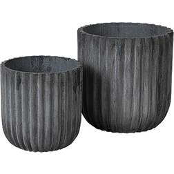 Broste Copenhagen Fiber Flower Pot 2-pack