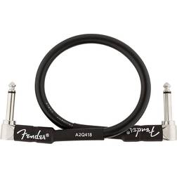 Fender Pro Series 1 foot Instrument Cable, Black