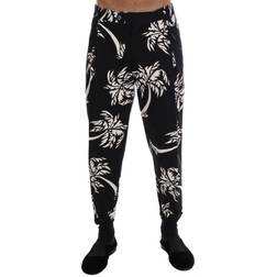 Dolce & Gabbana Tree Cotton Stretch Pants