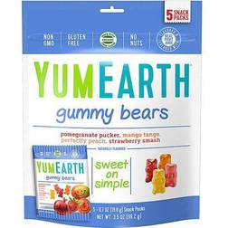 YumEarth Gummy Bears Snack Packs