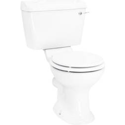 Grosvenor Traditional Close Coupled Toilet with Soft Close Toilet Seat