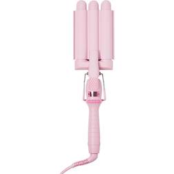 Mermade Hair 25mm Mini Waver Pink Get instant beachy