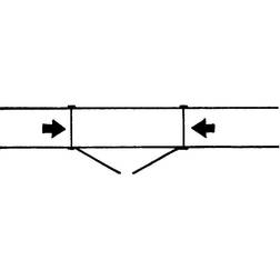 Intermediate wall, for height 2600 mm, depth 300 mm