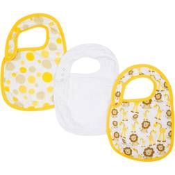 Baby Unisex MiracleWare(R) Skinny Bibs Giraffes Yellow