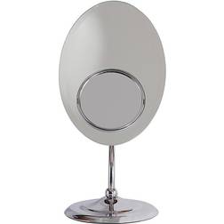 Zadro Tri-Optics Oval Vanity Mirror In Chrome Chrome