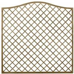 Forest Garden Pressure Treated Decorative Europa Hamburg Screen 5-pack 180x180cm