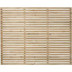 Forest Garden Contemporary Slatted Fence Panel 4-pack 150x180cm