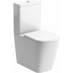 Signature Poseidon Close Coupled Rimless Toilet with Push Button Cistern Soft Close Seat