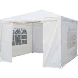 Oypla 3m 3m White Garden Gazebo Marquee Awning