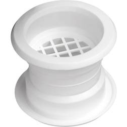 Airroxy White Mini Circle Collar Vent Grille Hole Covers