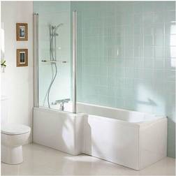 Ideal Standard Cube L-Shaped Shower Bath