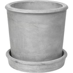 Broste Copenhagen Rolf flower pot gray Ø37cm