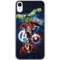 Marvel ERT GROUP Original Avengers TPU Case for iPhone XR, Liquid Silicone Cover, Flexible and Slim, Protective for Screen, Shockproof and