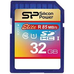 Silicon Power SP032GBSDHAU1V10, U1V Card Elite SDHC/SDXC, 32GB SP032GBSDHAU1V10