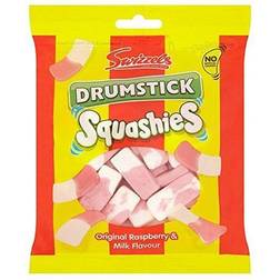 Swizzels Drumstick Squashies RaspberryMilk 160g Pack