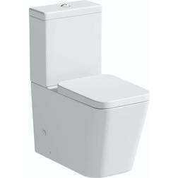 Mode Lustig close coupled toilet and soft close seat White