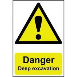 Scan Danger Deep Excavation PVC 400 x 600mm