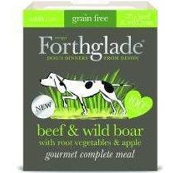 Forthglade Gourmet Grain Free Beef & Wild Boar with Root Apple Dog Food