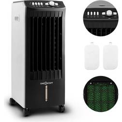 OneConcept MCH-1 V2 3-in-1 Air Cooler Fan Humidifier 7 Litres 360 mÂ³ h Black