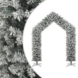 vidaXL Christmas Tree Arch with Flocked Snow 270 cm