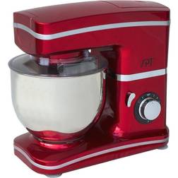 Sunpentown SPT MM-106R 8-Speed Stand Mixer Red