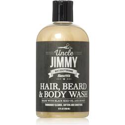 Uncle Jimmy Hair, Beard & Body Wash, 12 Oz