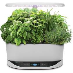 AeroGarden Bounty White with Gourmet Herb Seed Pod Kit