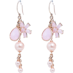 Folli Follie 3E9S054RP Earrings - Rose Gold/Pink