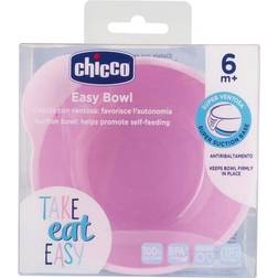 Chicco CHICCO-Silicone bowl with suction cup pink 6m